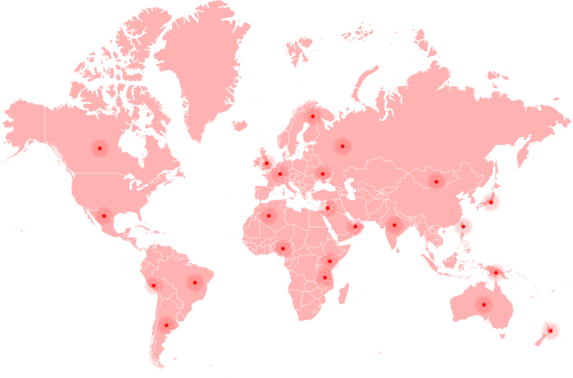 Trakmeets Global map